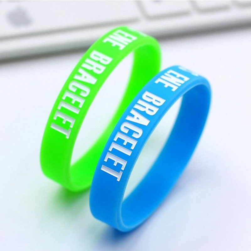 silicone personalized bracelets